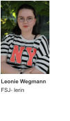 Leonie Wegmann FSJ- lerin